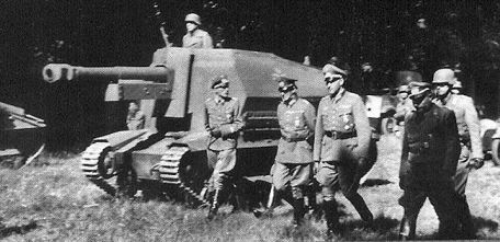 10.5cm leFH 16 auf Geschuetzwagen FCM (SELF-PROPELLED ARTILLERY, WORLD WAR 2) 10.5cm leFH 16 auf Geschuetzwagen FCM