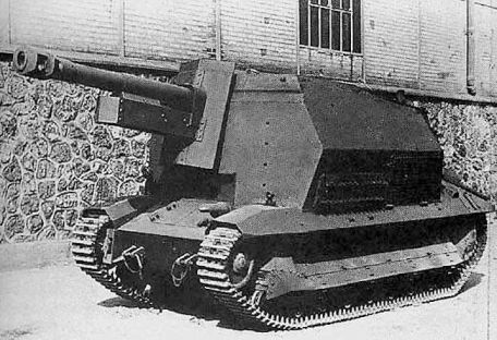 10.5cm leFH 16 auf Geschuetzwagen FCM (SELF-PROPELLED ARTILLERY, WORLD WAR 2) 10.5cm leFH 16 auf Geschuetzwagen FCM