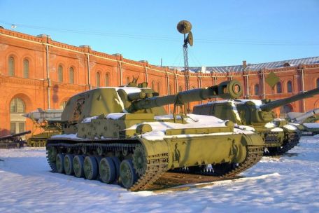 2S1 Gvozdika (M1974) (COLD WAR, MODERN, SELF-PROPELLED ARTILLERY) 2S1 Gvozdika (M1974)