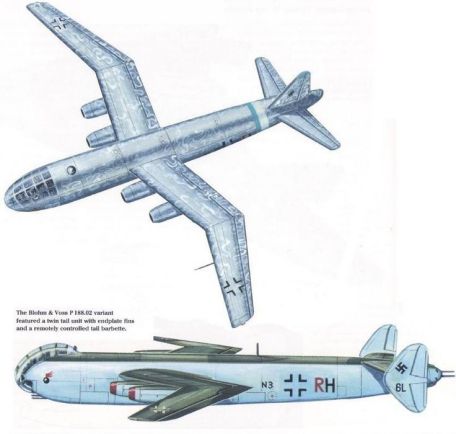 Blohm and Voss Bv P.188 (SECRET WEAPONS OF THE LUFTWAFFE, WORLD WAR 2, X-PLANE) Blohm and Voss Bv P.188