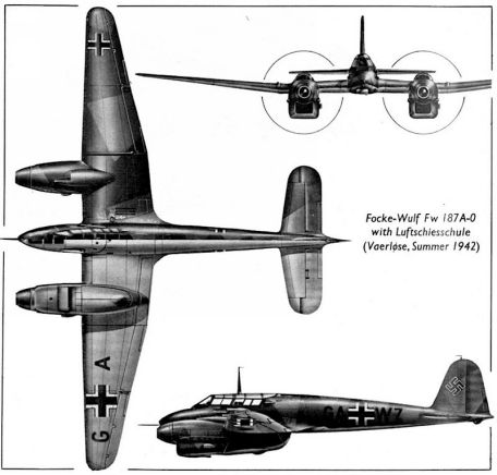 Focke-Wulf Fw 187 Falke (Falcon)
