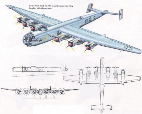 Focke-Wulf Ta 400 (Amerika Bomber) (SECRET WEAPONS OF THE LUFTWAFFE, WORLD WAR 2, X-PLANE) Focke-Wulf Ta 400 (Amerika Bomber)