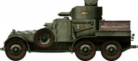 Lanchester Armored Car (6x4)
