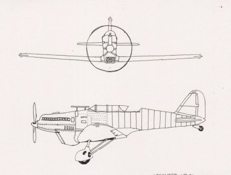 Lockheed YP-24 (GOLDEN AGE, X-PLANE) Lockheed YP-24