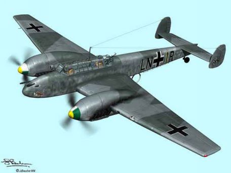 Messerschmitt Bf 110 Zerstorer (Destroyer) (BATTLE OF BRITAIN, WORLD WAR 2) Messerschmitt Bf 110 Zerstorer (Destroyer)