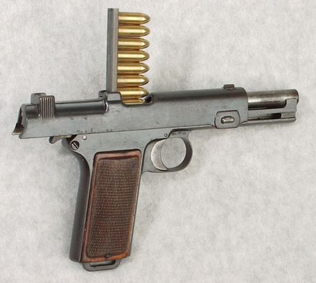Steyr Model 1912 (M1912) / (Steyr-Hahn) (INTERWAR, WORLD WAR 1, WORLD WAR 2) Steyr Model 1912 (M1912) / (Steyr-Hahn)
