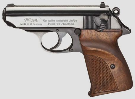 Walther PPK (Polizei Pistole Kriminalmodell) (COLD WAR, INTERWAR, MODERN, WORLD WAR 2) Walther PPK (Polizei Pistole Kriminalmodell)