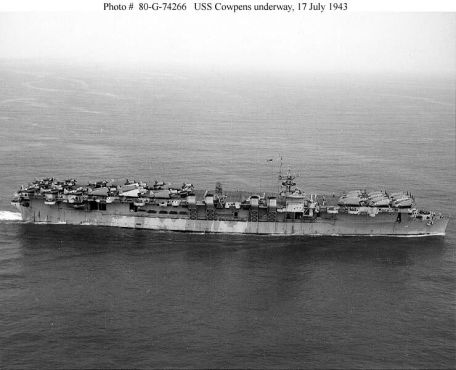 USS Cowpens (CVL-25) (COLD WAR, WORLD WAR 2) USS Cowpens (CVL-25)