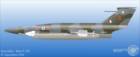 Saunders-Roe P.187 (COLD WAR, X-PLANE) Saunders-Roe P.187